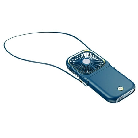

Mini Neck Fan USB Battery-Operated Fan for Indoor and Outdoor Blue