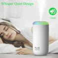 thumbnail image 3 of Small Humidifier, USB 350ml Mini Humidifier for Plants, Small Plant Humidifier with Night Light, USB Desk Humidifier for Baby, Plant Humidifier indoor, Small Humidifier (Cyan), 3 of 7