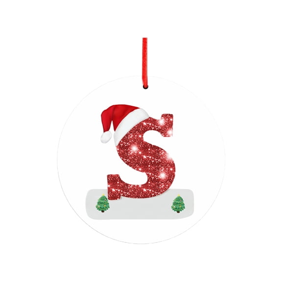 Christmas Letter Ornaments Lovely Exquisite Long Lifespan Christmas 26 Letter Ornaments for Families