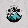thumbnail image 4 of Inktastic Dad's Hiking Buddy with Mountains and Trees Boys or Girls Baby T-Shirt, 4 of 5