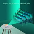 thumbnail image 3 of YZEGDCH Projector Smart Projector with WiFi and Bluetooth Home Theater Video Projectors for Outdoor Indoor Bedroom Use New 1080P Home Cinema USB AV SD Mini Portable HD LED Projector, 3 of 9