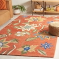 thumbnail image 2 of SAFAVIEH Blossom Mindy Floral Wool Area Rug, Rust/Multi, 3' x 5', 2 of 11