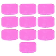 Orthodontic Wax, Temporary Relief Food Grade Wax Meeting Demands Orthodontic Dental Wax with 10pcs Dental Care for Mouth Protection for Brace Wearers(Purple)