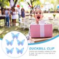 thumbnail image 3 of Nestingho 5 Pcs Mini Barrettes à Cheveux Papillon en Bleu pour Accessoires de Cheveux pour Filles, 3 of 8