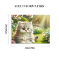 thumbnail image 3 of Orinice Cute Cat Fine Art Aesthetic Poster & Print Wall Painting for Home Decor 16x12in, 3 of 6