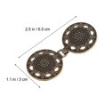 thumbnail image 3 of 3 Pairs Vintage Retro Belt Buckles Ethnic Style Belt Buckles Collar Buckles, 3 of 3