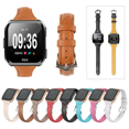 thumbnail image 1 of For Fitbit Versa Replacement Classic Vintage Genuine Leather Wristband Watch Band Strap Bracelet, 1 of 5