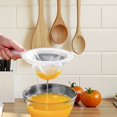 thumbnail image 5 of SomWiBe Ultra Fine Mesh Strainer 200 Mesh Juice Filter Sieve Nylon Food Filter Yogurt Milk Honey Kitchen Tool White, 5 of 6
