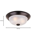thumbnail image 3 of Designers Fountain 1257M-ORB-AL Decorative Flush mount Oil Rubbed Bronze, 3 of 4