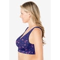 thumbnail image 3 of Comfort Choice Women's Plus Size Wireless Microfiber T-Shirt Bra, 3 of 6