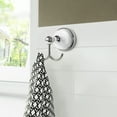 thumbnail image 2 of Design House Savannah Bathroom Towel and Robe Hook, Polished Chrome/White, 2 of 13
