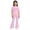 01x Pink, variant on Teen Outfits 2 Piece Size 6-12 Years Tween Girls Clothes 2PCS Sets Crop Tops & Flare Pants with Letter Print Summer Outfits