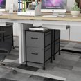 thumbnail image 2 of Vinsetto File Cabinet with Fabric Drawers and Hanging Bars for Letter Size, 2 of 10