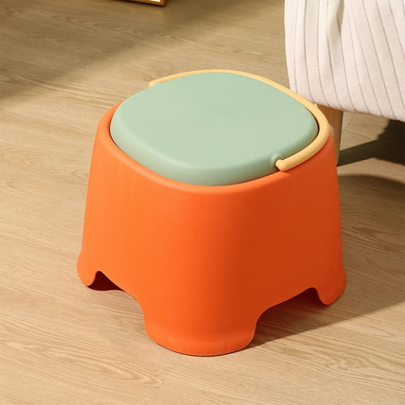 Clearance! KITTEHIGM Plastic Mini Stool For Home Thickened Design Ideal For Living Room Bathroom Shoe Changing Sturdy And Lightweight Clearance Sales Return Pallet