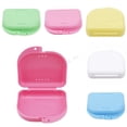 thumbnail image 2 of Caja De almacenamiento De Plástico contenedor De Dentadura Mini Portátil simple De color sólido suspensiones dentales huangjie unisex, 2 of 2
