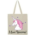 thumbnail image 3 of Inktastic Unicorn Girls Cute Fantasy Tote Bag, 3 of 5