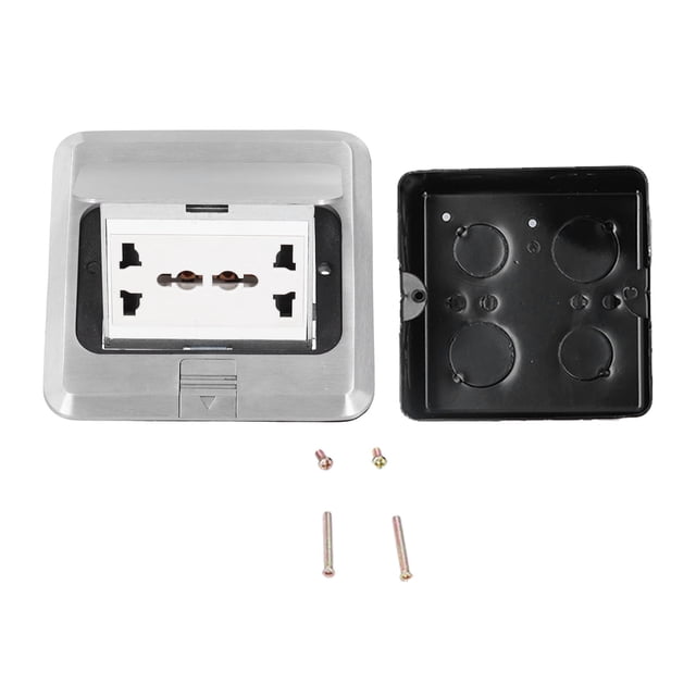 Floor Socket, Safe To Use Firm And Firm Sophisticated Design 6 Hole Floor Socket For Engineer Factory For Electrical Outlet