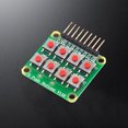thumbnail image 4 of Teclado 2x4 Wdftyju 8 botones pulsadores Botón de teclado matricial para Arduino AVR PIC, 4 of 9