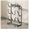 thumbnail image 3 of Kitchen Lid Storage Rack With Tray Lid Organizer Rack For Counter U Shaped Lid Holder Steel Spoon Stand While Cooking Space, 3 of 7