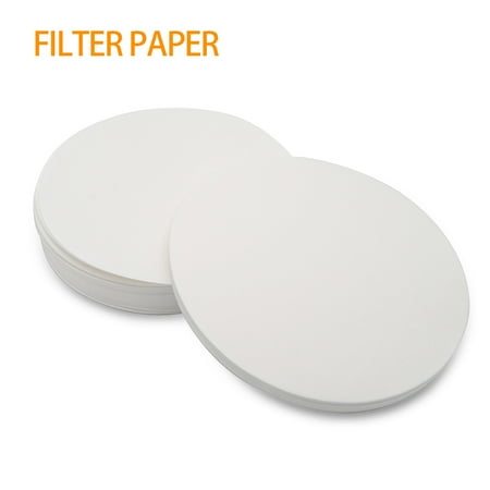 SagaSave 100pcs Lab Filter Paper for Lab Chemical Experiments Laboratory 9cm-15cm White