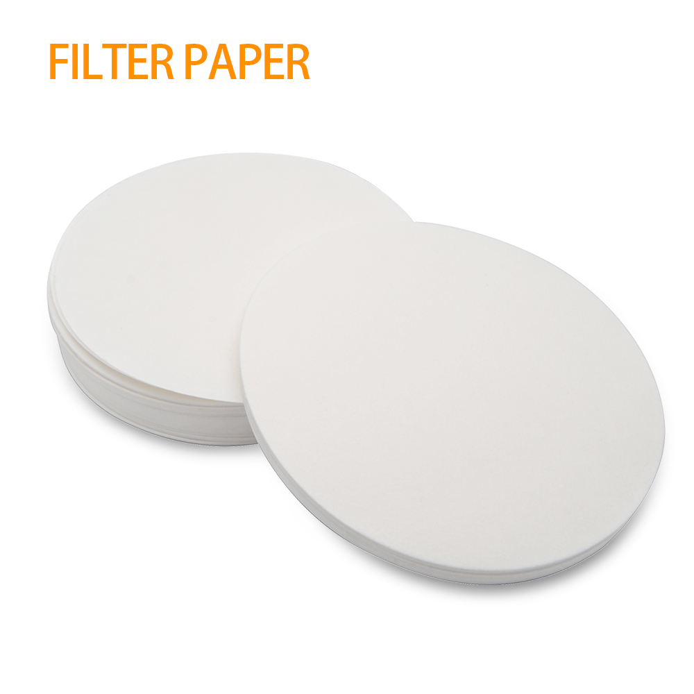 SagaSave 100pcs Lab Filter Paper for Lab Chemical Experiments Laboratory 9cm-15cm White