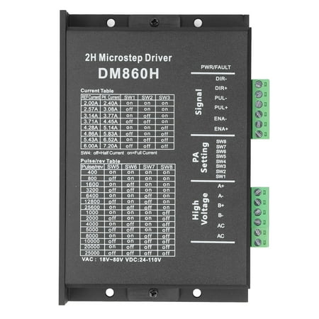 

Step Motor Driver 0.3-2.0A Drive Current Motors Drivers Controller DM860H For Equipment
