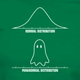 thumbnail image 3 of CafePress - Normal Vs Paranormal Distribution T Shirt - Women's Traditional Fit Dark T-Shirt, 3 of 4