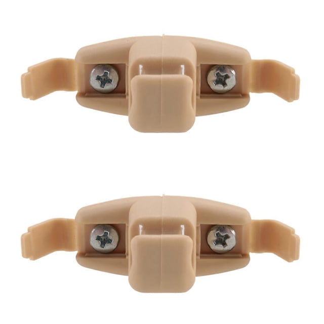 2X Beige Sun Visor Clip Holder Bracket 51168243575 For Bmw E46 3 Series 325 M3