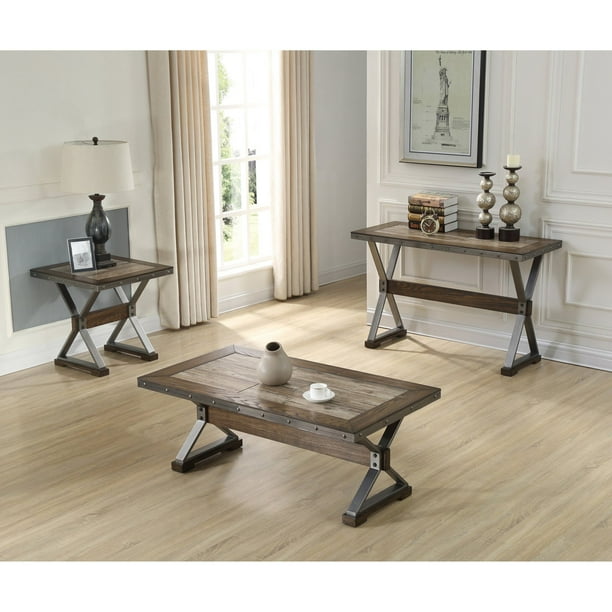 Best Master Furniture Country 3 Piece Coffee Table Set Com Coffee Table Set, Best Coffee Table Sets