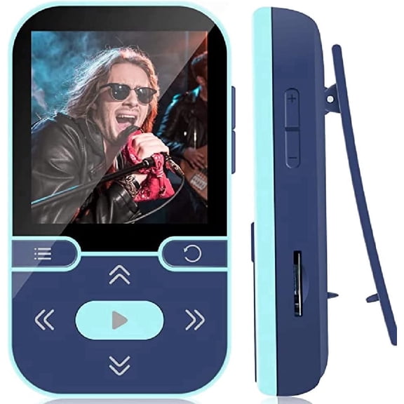 MP3 Player with Bluetooth , 32GB Portable Music Player Sports Bluetooth headset Lossless Sound Hi-Fi Music Player With 45 Hours Playtime Headphone FM Radio Voice Recorder