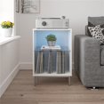 thumbnail image 2 of Ameriwood Home Lumina Turntable Stand in White, 2 of 11