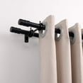 thumbnail image 5 of Curtain Rod Bracket, 2Pcs Double Curtain Rod Holder, Double Rod Brackets Hooks for Living Room Bedroom Curtain Rods, 5 of 7
