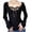 Black, variant on Elippeo Women Lace Shirt Fairy Grunge Clothes y2k Aesthetic Single Breasted Long Sleeve Tops Women V Neck Ribbed Tee Streetwear