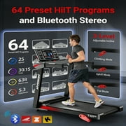 HARISON Treadmill 300 lb Capacity with 3.0 HP Motor, Running Machine for Home, Treadmill with Incline (16 km/h)