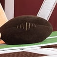 thumbnail image 4 of 5 Piece Twin Comforter Set with Football Field Print, Brown and Green, 4 of 7