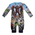 thumbnail image 6 of Ninjago Baby Onesie Romper Footless Infant Long Sleeve Jumpsuit for Boys Girls, 6 of 8