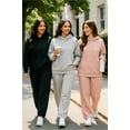 thumbnail image 6 of SPXTREME Women's Tracksuit Set 2 Piece Hoodie Sweatpants Lounge Oversized Sweatsuits Fall Outfits, 6 of 11