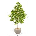 thumbnail image 2 of HomeStock Victorian Vintage 54In. Lemon Artificial Tree In Sand Colored Planter, 2 of 2