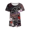 thumbnail image 5 of My Orders Lightweight Tops & Blouses Work Out Shirts Gym Loose Pack Summer Tops for Women 2025 and Tees Shirt Womens Tops Dressy Casual Short Sleeve Tunic Solid Color Tshirts, 5 of 5