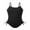 A-A, variant on 9-16T Girls Summer One Piece Swimsuits with Drawstring Adjustable Spaghetti Strap Ribbed Swimwear Bathing Suit, Size 9-16 Years