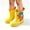 Yellow, variant on YHAJDS Kids Dinosaur Rain Boots Waterproof Non Slip Short Shaft Rubber Shoes for Boys Girls 2-8 Years