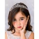 thumbnail image 2 of Corona nupcial con diamantes de imitación, Tiara de princesa, tocados de joyería para mujeres y niñas, Tiaras y coronas de boda de oro rosa con peine lateral, 2 of 5