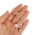 thumbnail image 5 of Unique Bargains 1 Pc Handbag Charms Keychains Flower Design Bag Accessories Pink, 5 of 5