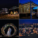 thumbnail image 4 of Paquete de 2 guirnaldas de luces solares LED de 22 metros cada una, con 200 luces, para decoración de exteriores, 8 modos de iluminación para jardines., 4 of 5