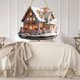 thumbnail image 4 of 2D Flat Christmas Snowhouse Pendant Holiday Decoration Pendant Holiday Decoration Pendant, 4 of 6