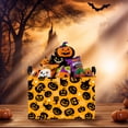 thumbnail image 4 of NIETEIN Large Halloween Candy Basket Kid & Baby Friendly Home & Party Decor (Black Pumpkin), 4 of 6