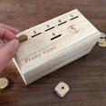 thumbnail image 2 of Juego de mesa Penny Game Wood Box para más de 2 jugadores con dados, 2 of 6