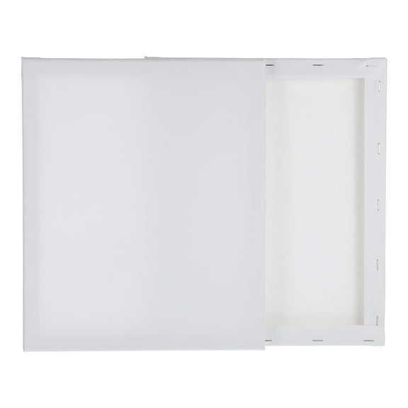 Uxcell 2 Pcs Stretched Canvas, 10x12" Artist Boards 4/5" Profile Cotton Panels,White