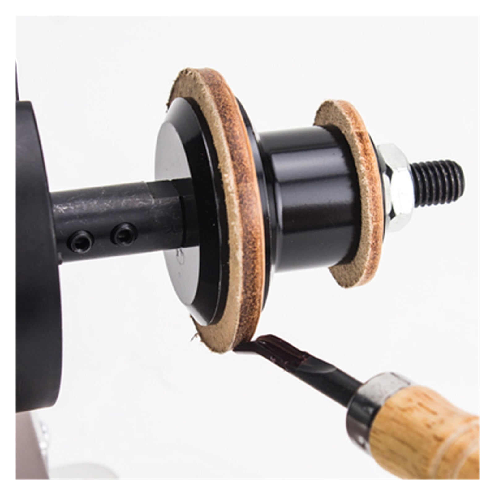 8000RPM Leather Polishing Burnishing Machine Leather Edge Grinding Kit Leather Edge Grinding Machine With Flexible Shaft Handle ,Strong Suction Force
