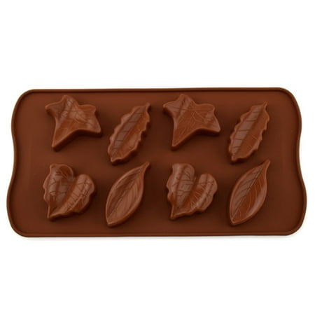 

Silicone Chocolate Mold 8 Cavity Candy Leaf Molds Fondant Mould